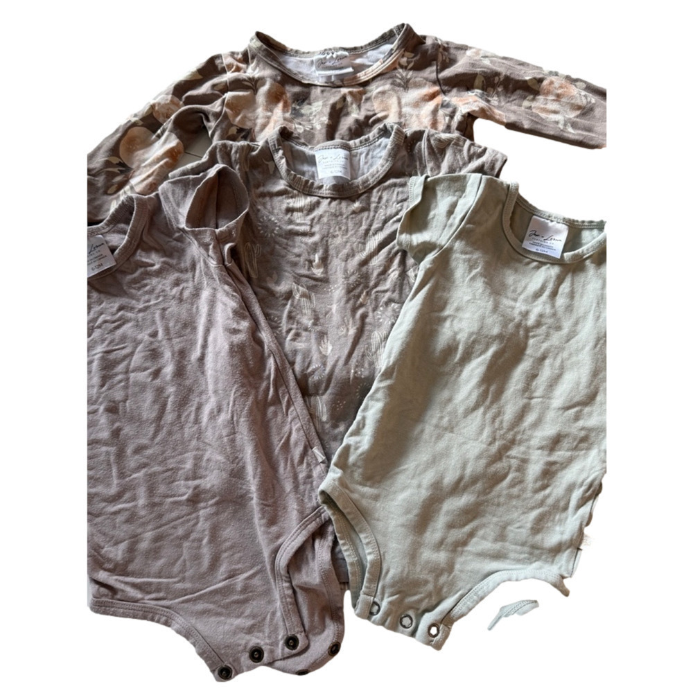 6-12 month jax and Lennon bundle 4 tops